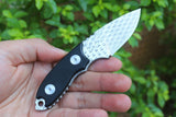Samior S54 Small Full Tang Fixed Blade Knife with G10 Handle and Kydex Sheath.