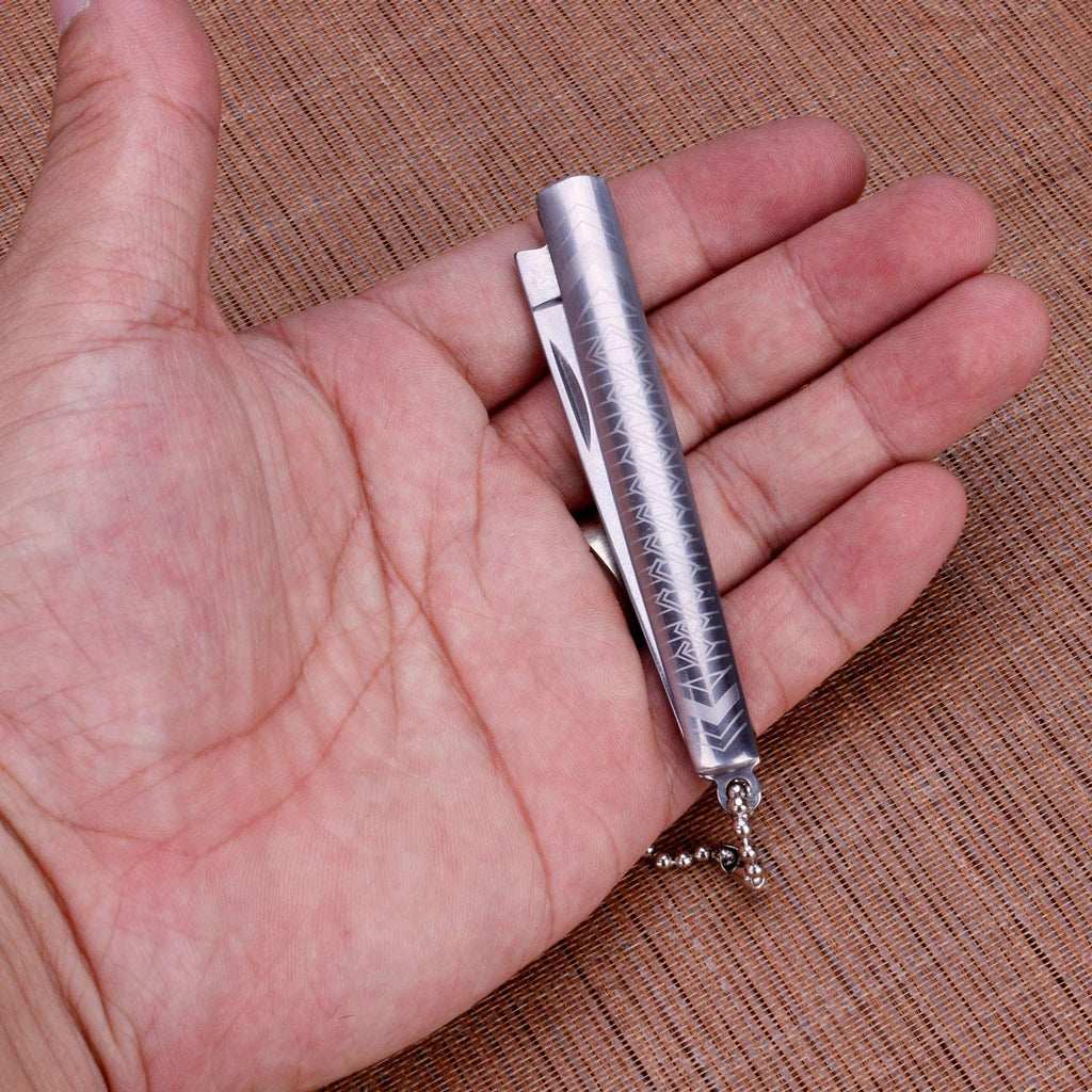 Samior FK5833 Small Slim Slip Joint Pocket Keychain EDC Knife (2.3" Blade)