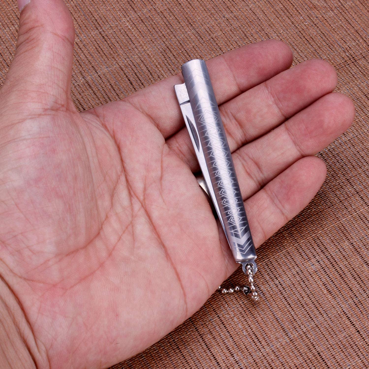 Samior FK5833 Small Slim Slip Joint Pocket Keychain EDC Knife (2.3" Blade)