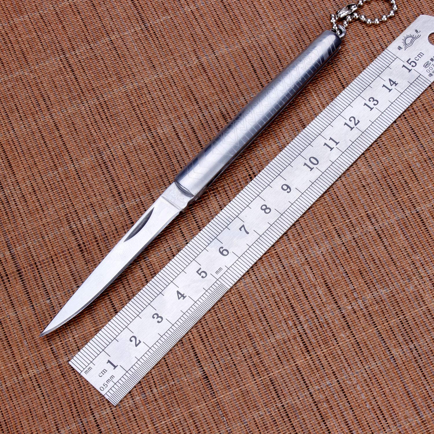 Samior FK5833 Small Slim Slip Joint Pocket Keychain EDC Knife (2.3" Blade)