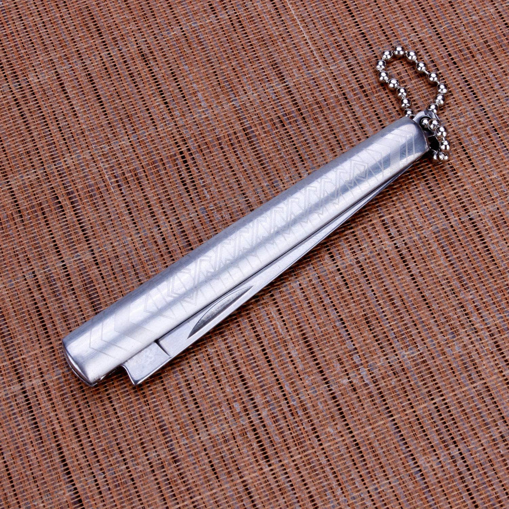 Samior FK5833 Small Slim Slip Joint Pocket Keychain EDC Knife (2.3" Blade)