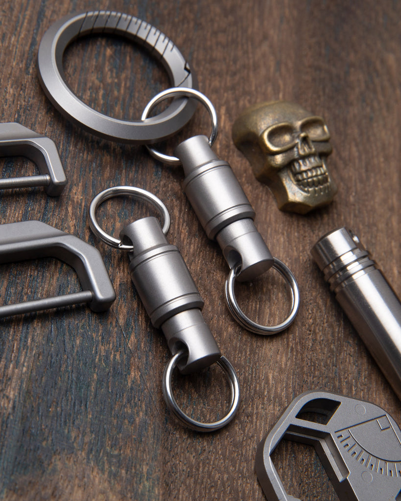 MASALONG MK04 Titanium Quick Release Keychain Hook Automotive Durable