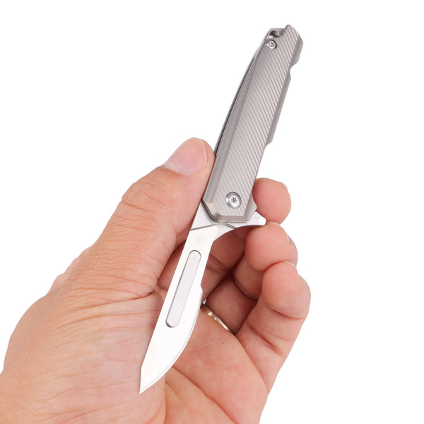 Keychain Small Exacto Knife Mini EDC Pocket Utility Knives Letter
