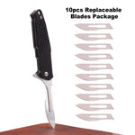 Samior S102 Flipper Scalpel Folding Knife